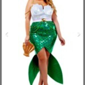 NWOT Plus Size Alluring Sea Mermaid Costume 2X
